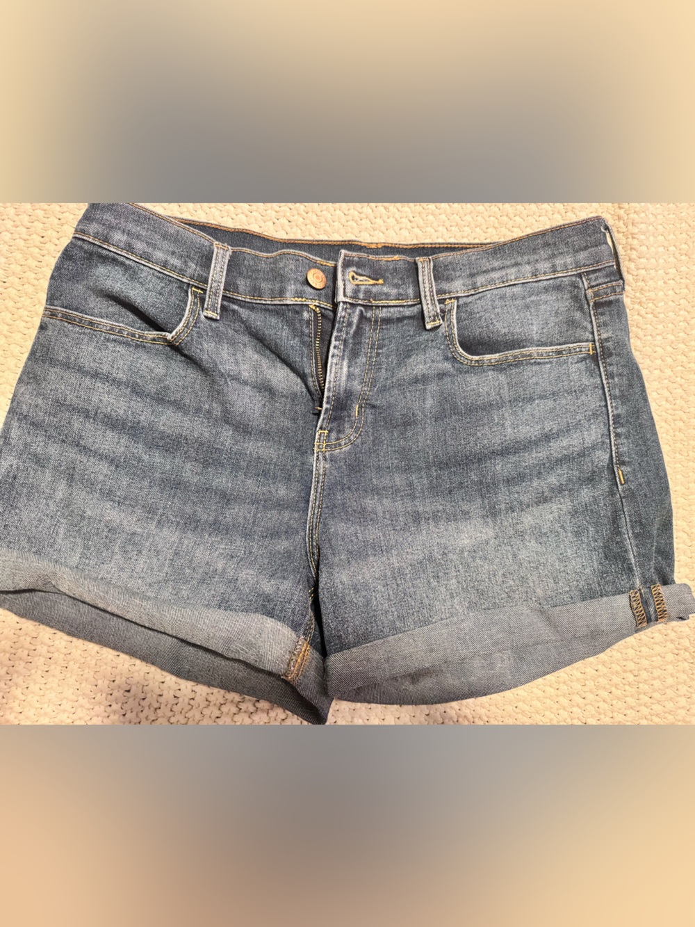 Old Navy Dark Blue Denim Shorts | Like New